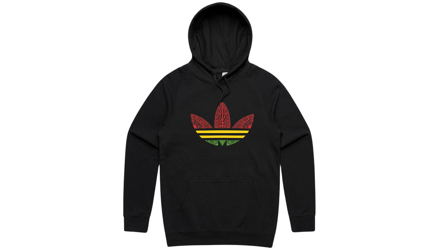 Black 'MaoriRasta' Hood